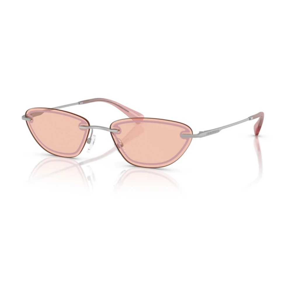 Emporio Armani Women's Pink Sunglasses, 57 Mm, Colorful Cat-Eye Sunglasses Trendy Style