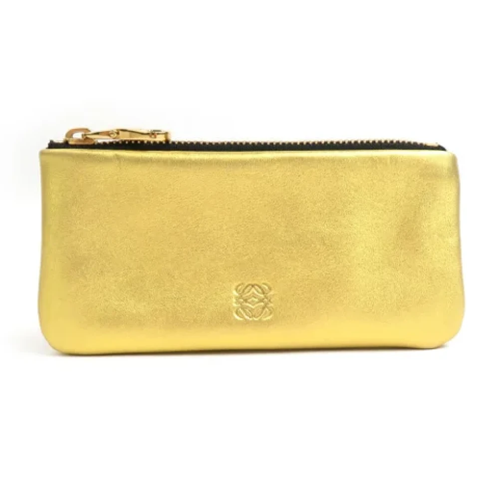 Loewe Pre-owned Metal key-holders Yellow Dames