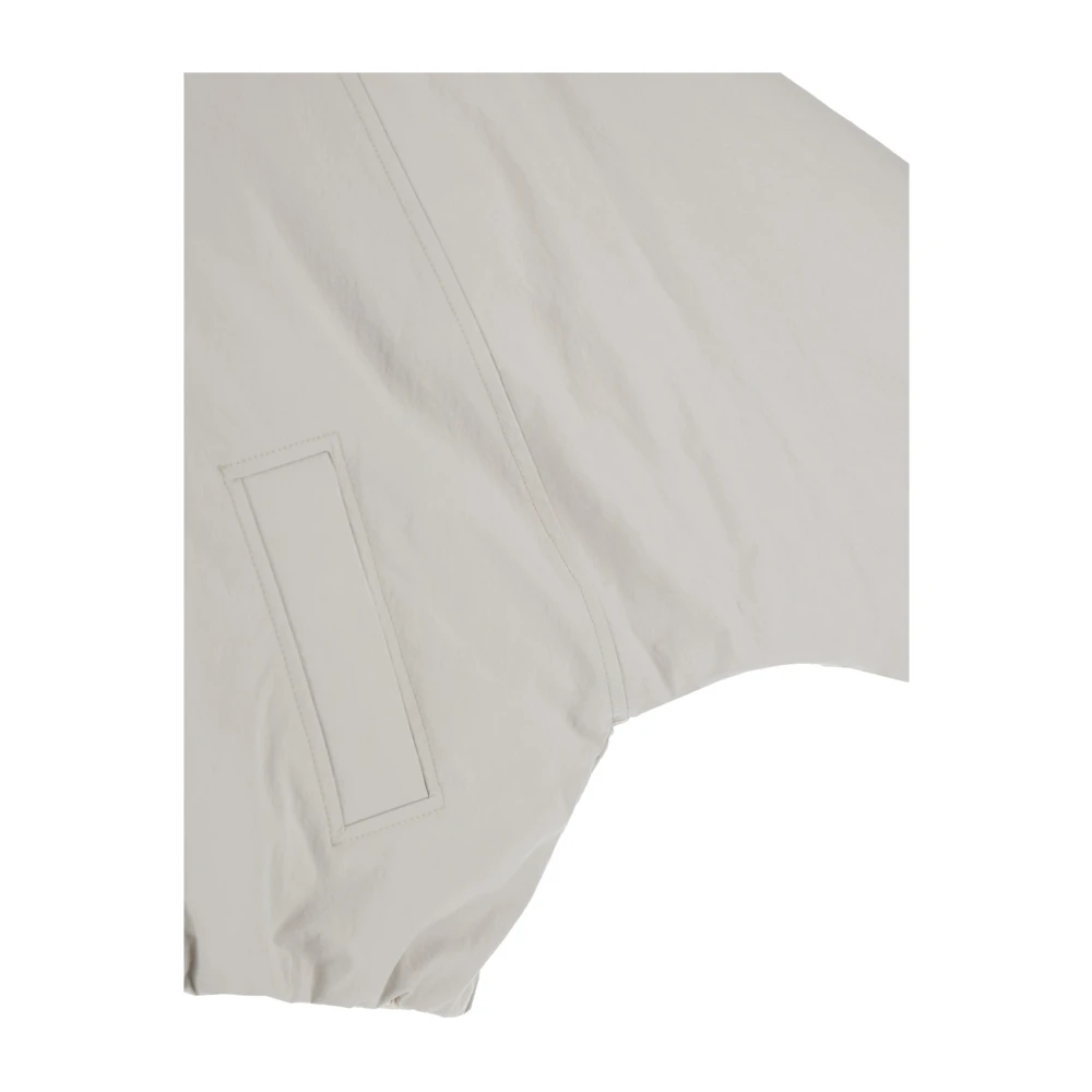 BRUNELLO CUCINELLI Grijze gewatteerde jas met riem Gray Dames