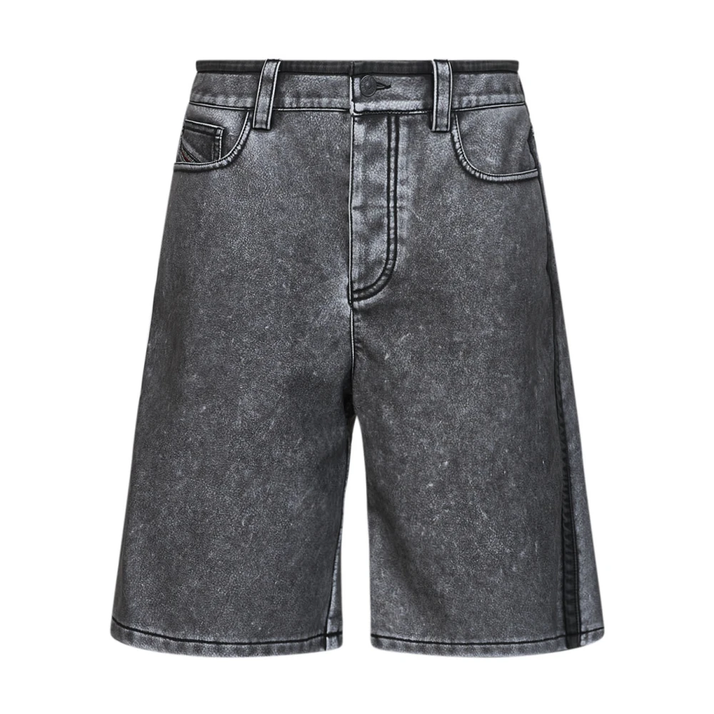 Diesel Mujer Negro Pantalones Cortos, Talla: M