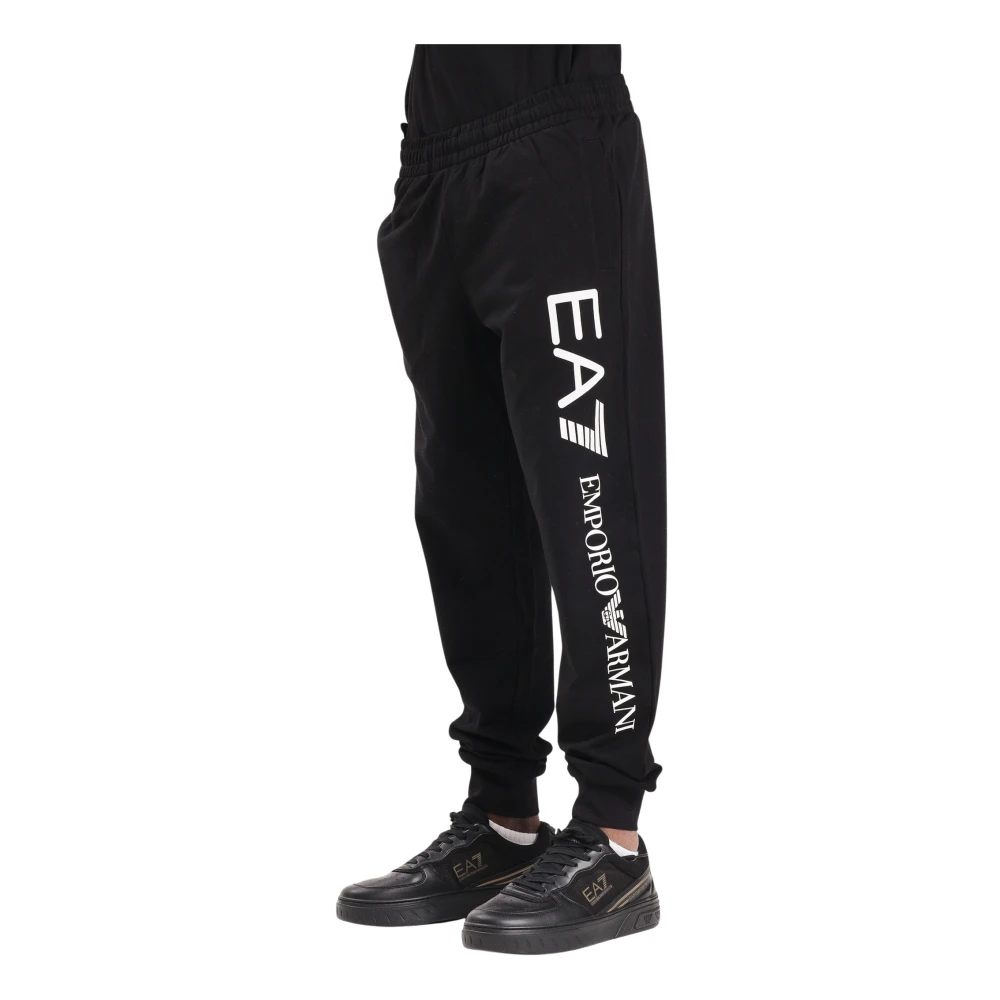 Emporio Armani Ea7 Hombre Pantalones De Chándal De Algodón Logo Series