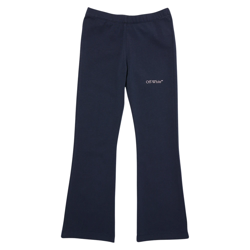 Off White Girls Blue Leggings, 8 Y, Bookish Flared Leggings