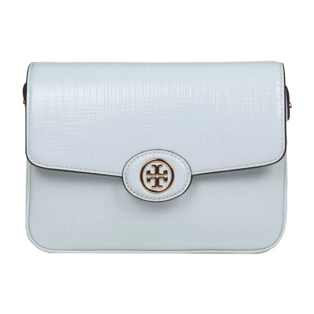 TORY BURCH Blauwe Patentleren Schoudertas Blue Dames
