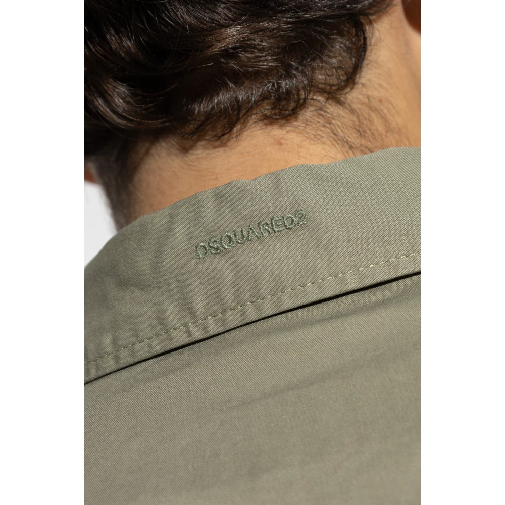 Dsquared2 Overhemd met zakken Green Heren