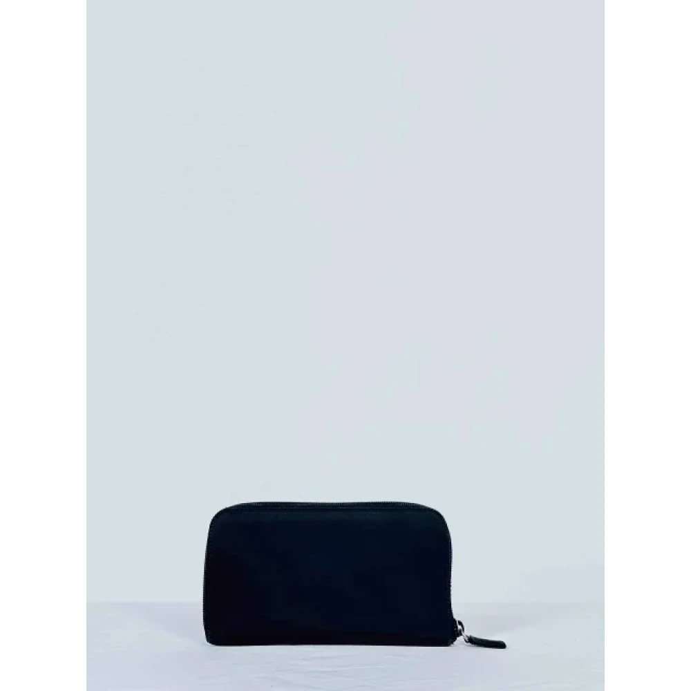 Prada Vintage Pre-owned Leather wallets Blue Dames
