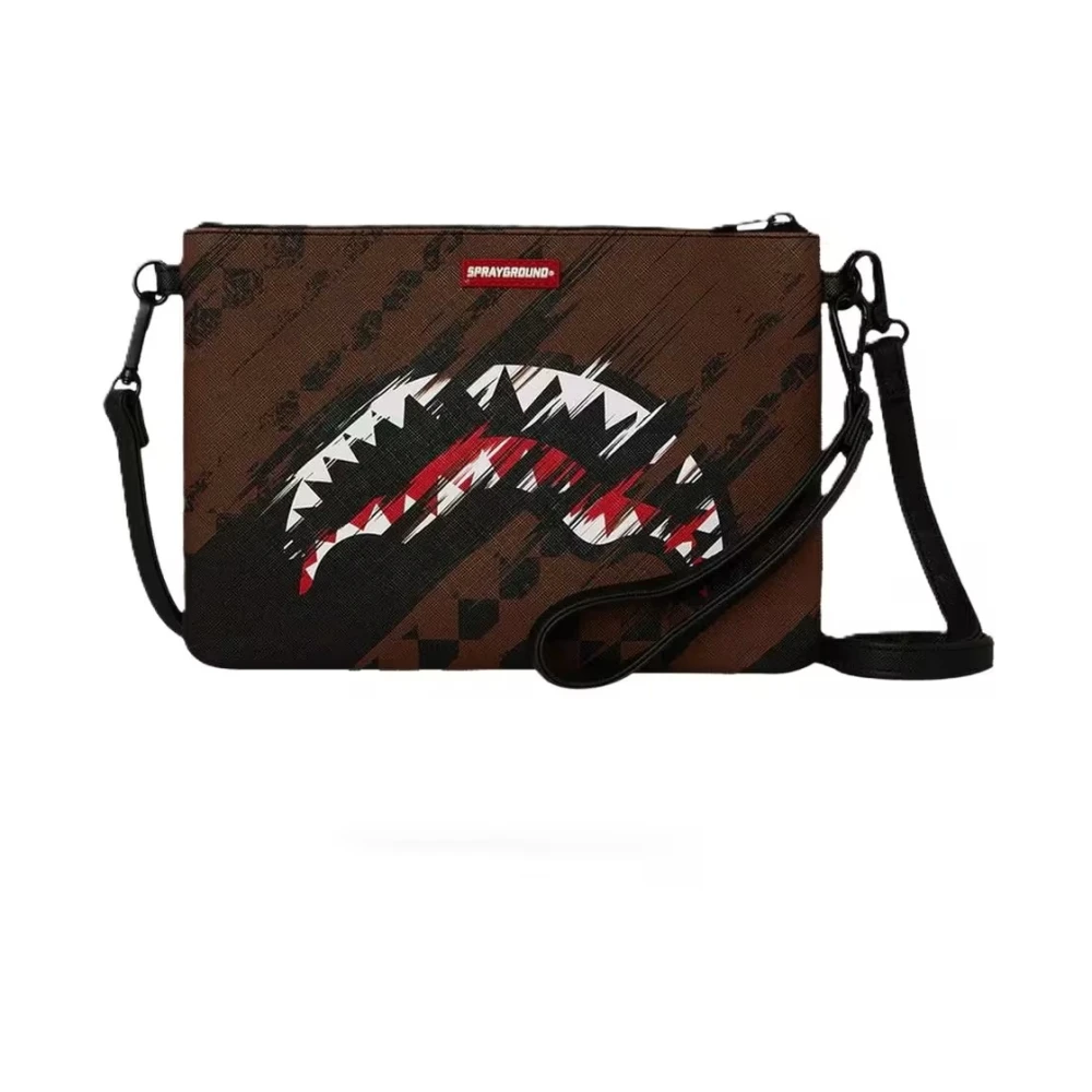 Sprayground Men's Multicolor Cross Body Bags, One Size, Smeared Grunge Crossbody Pouchette