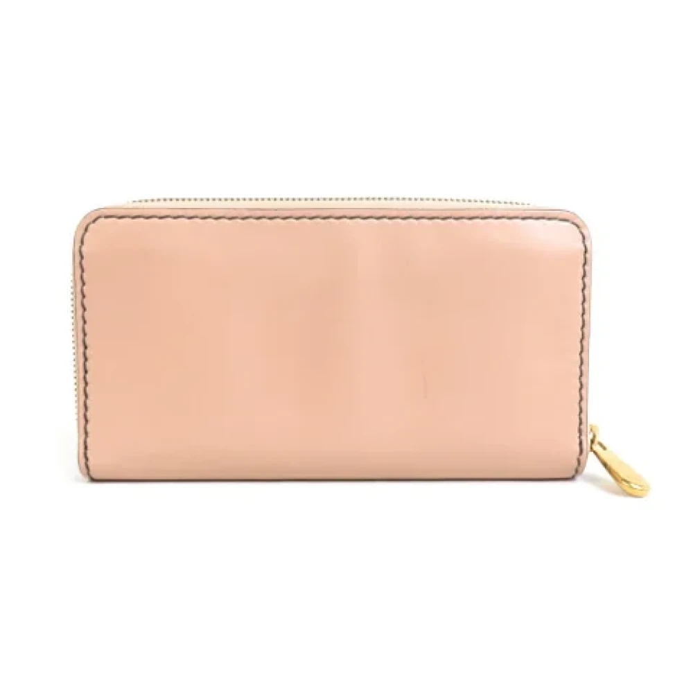 Dior Vintage Pre-owned Leather wallets Pink Dames