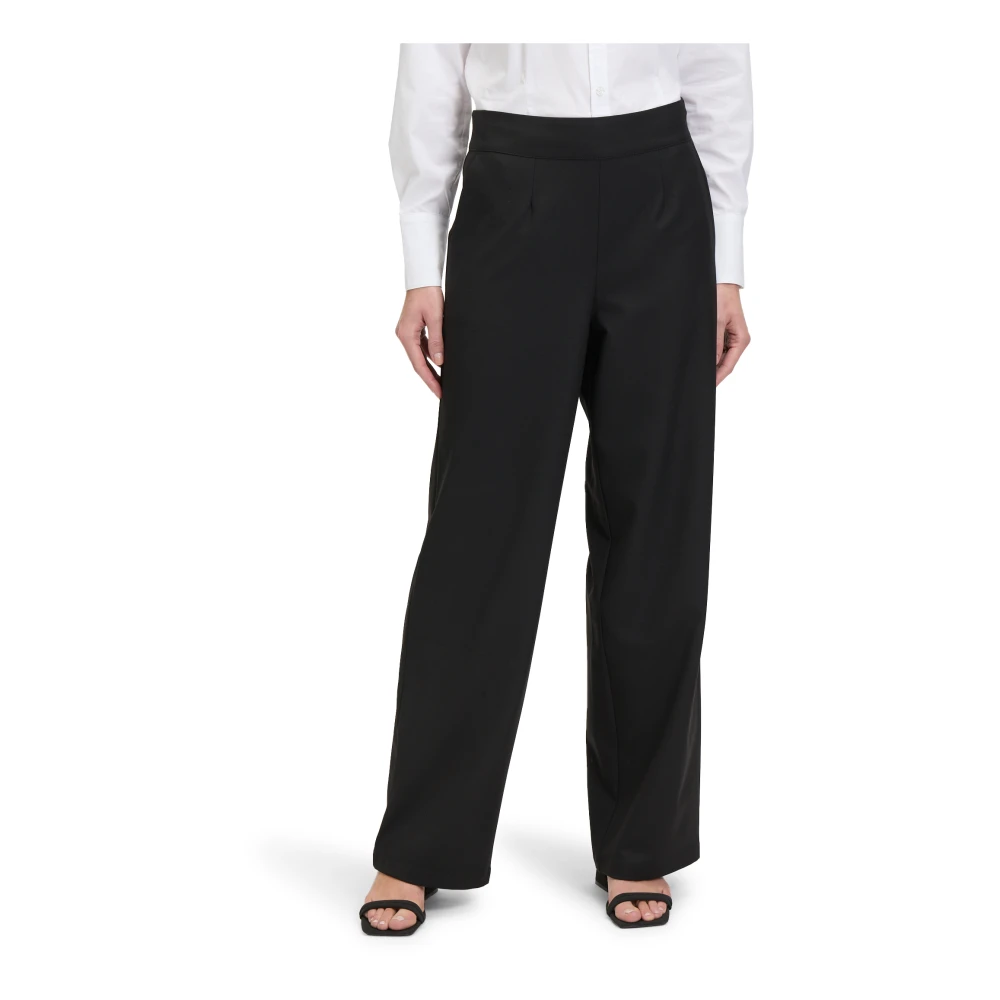 Betty Barclay Moderne High Waist Marlene Broek Black Dames