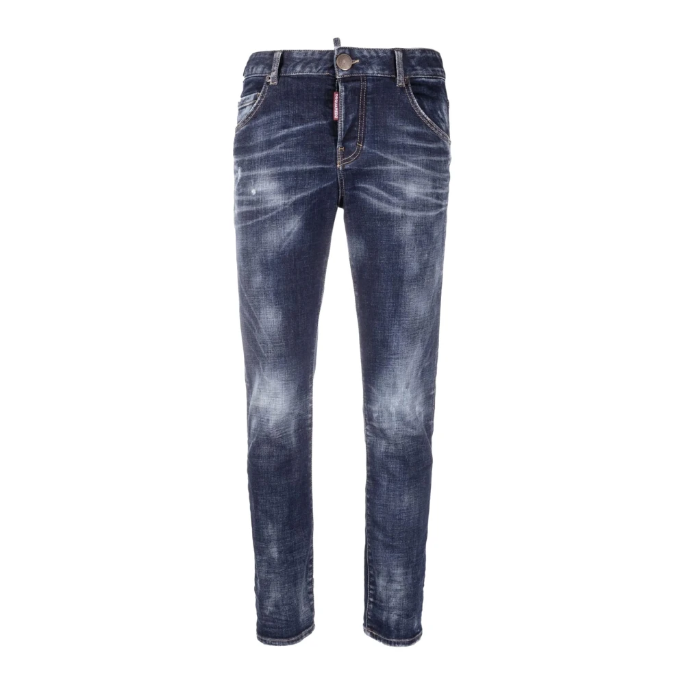 Dsquared2 Women's Blue Stylish Denim Jeans Trousers Large