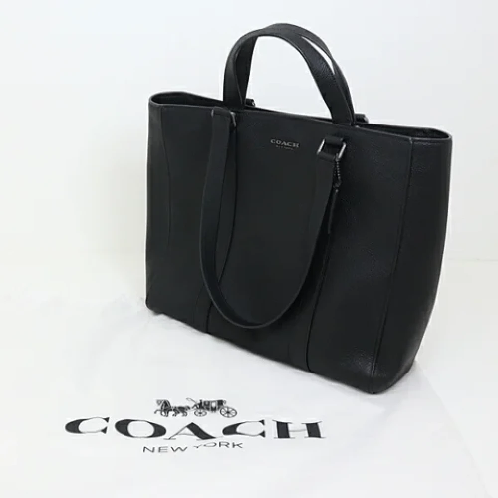 Coach Pre-owned Leather handbags Black Dames