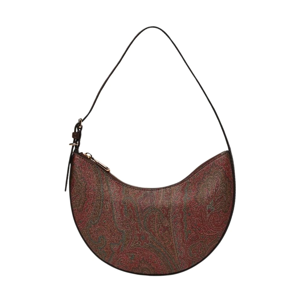 Etro Women's Brown Paisley Shoulder Bag