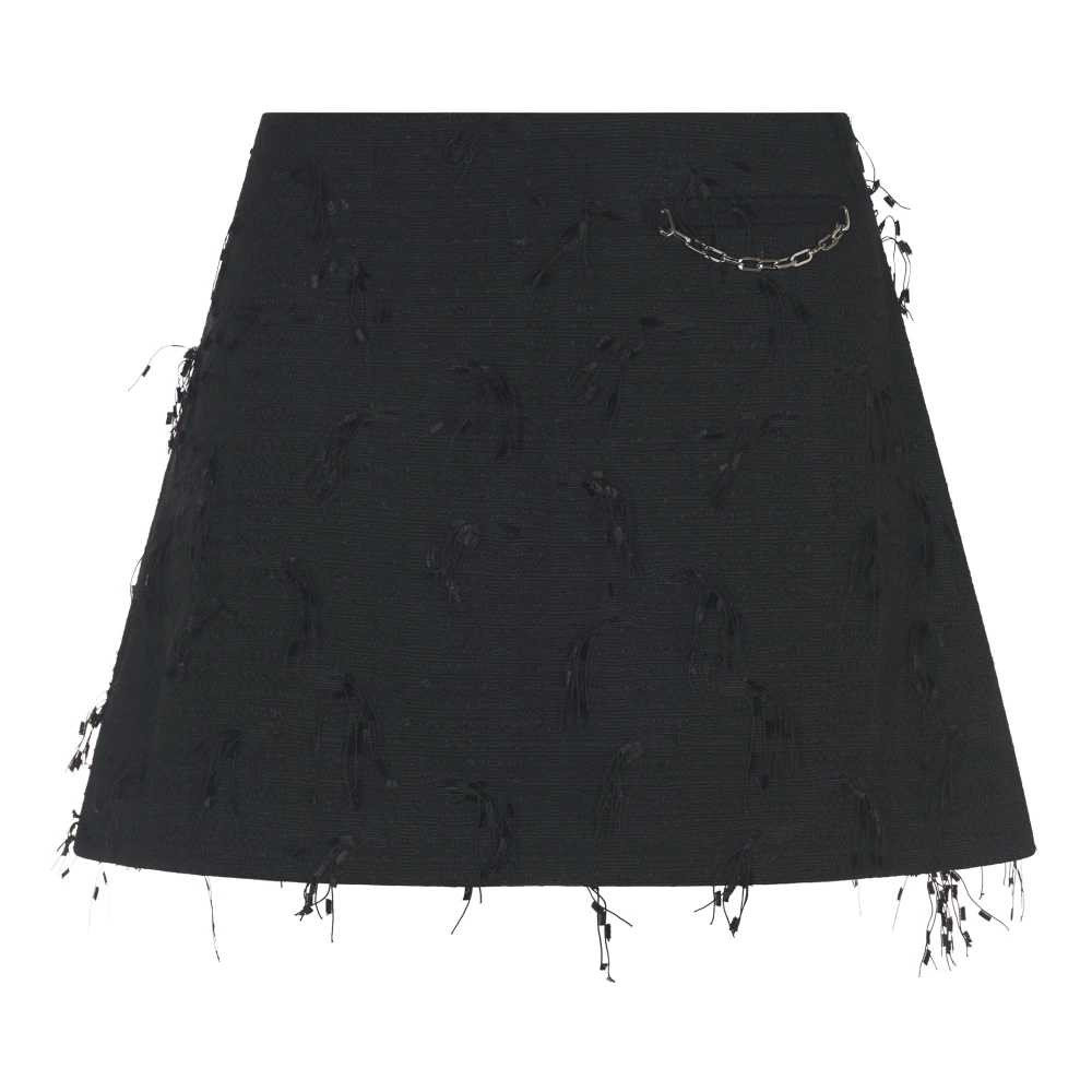 Ganni Zwarte Stijlvolle Jurk Black Dames