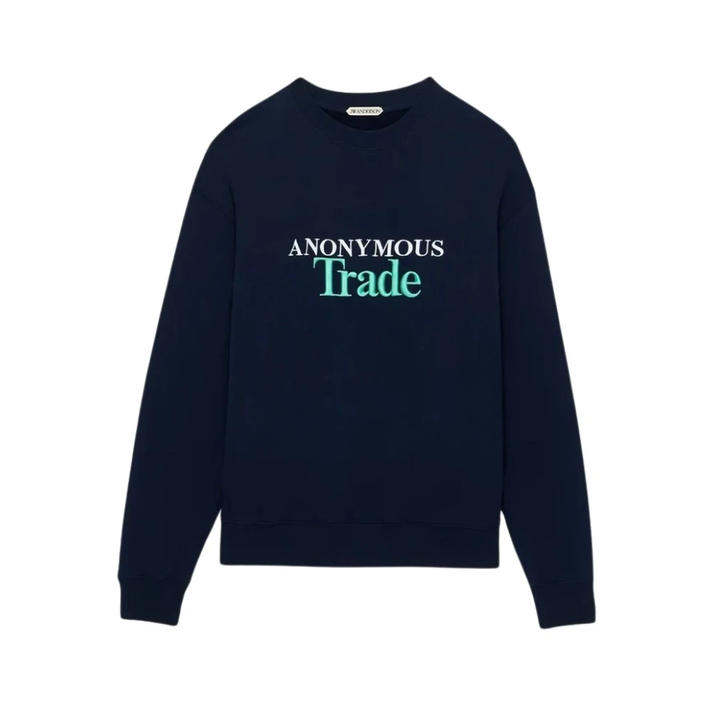 Jw Anderson Men's Blue Anonymous Trade Sweatshirt
