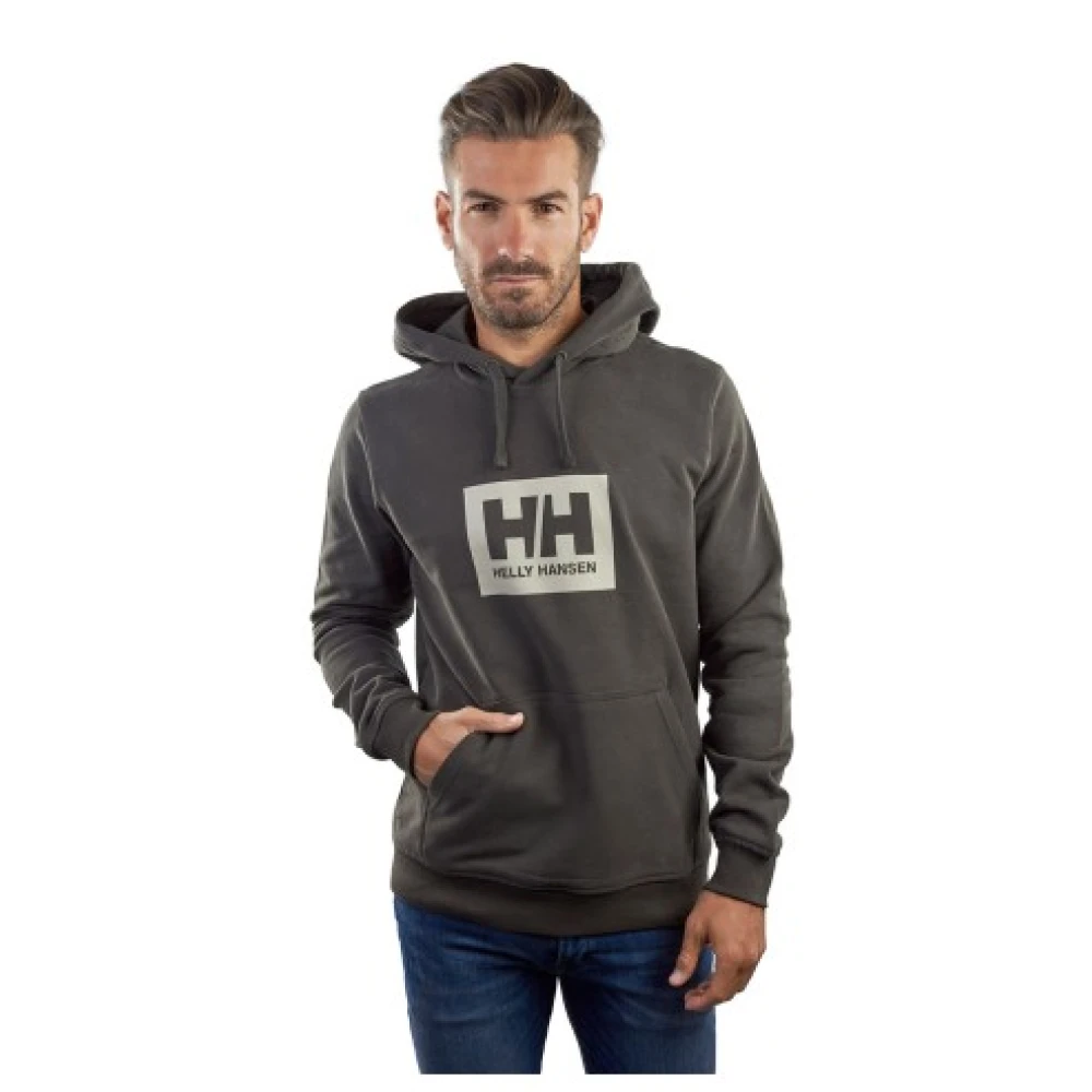 Helly Hansen Heren Katoenen Sweatshirt Gray Heren