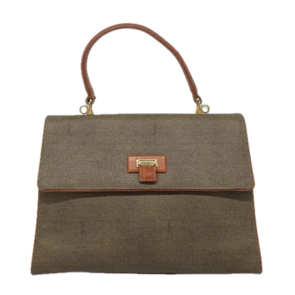 Fendi Vintage Pre-owned Leather fendi-bags Brown Dames