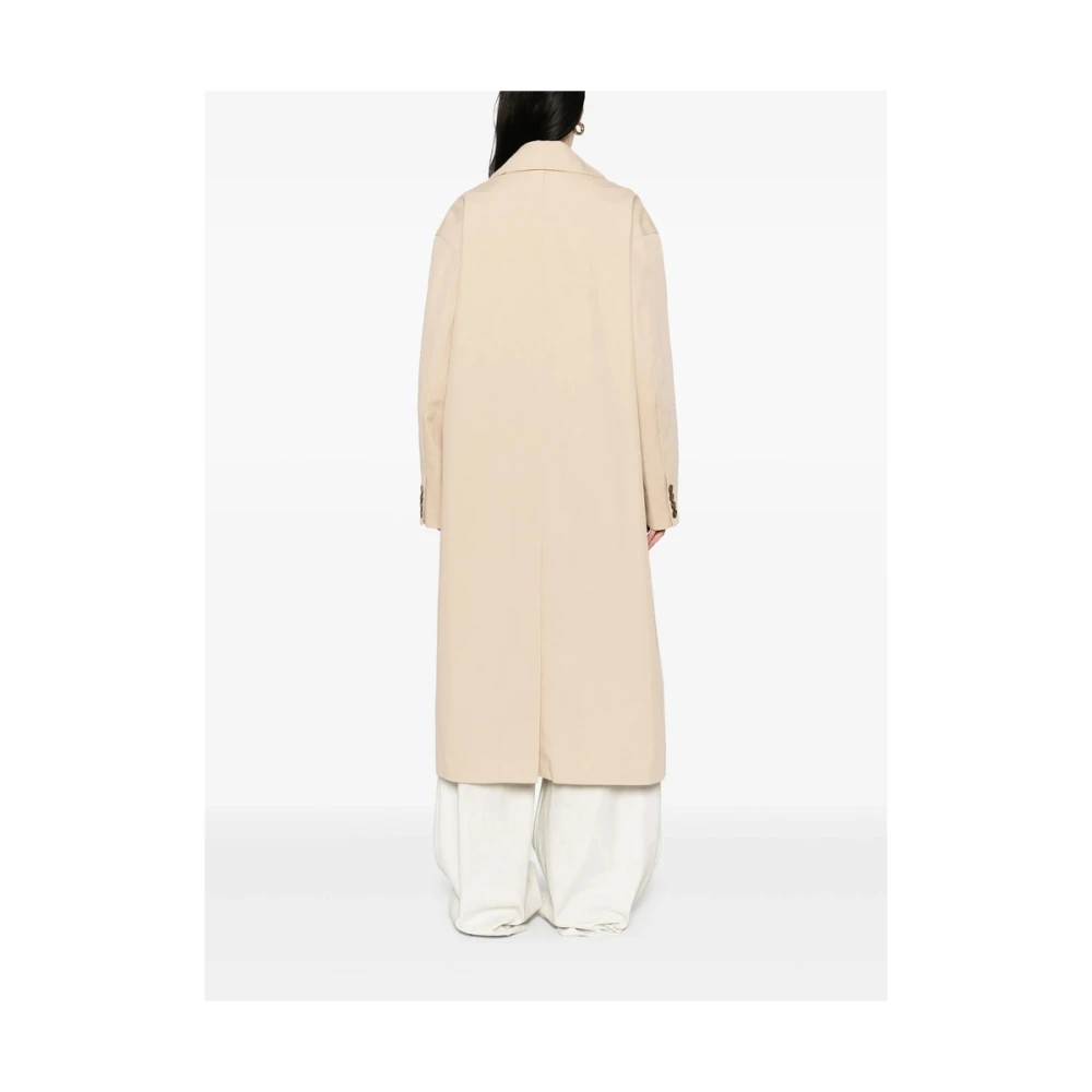 LOW Classic Beige Regenkleding Dubbel-Borst Jas Beige Dames