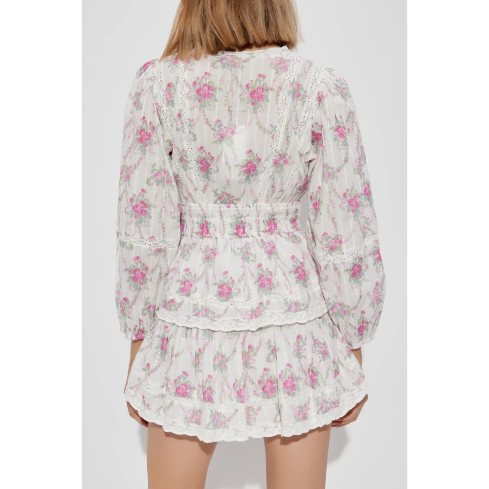 Loveshackfancy Jurk Rosamina White Dames