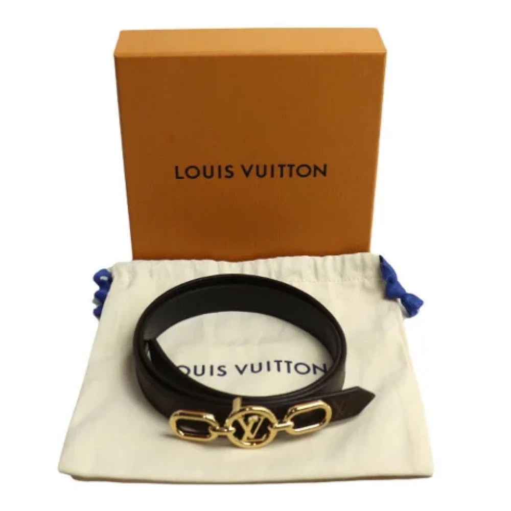 Louis Vuitton Vintage Pre-owned Fabric belts Black Dames
