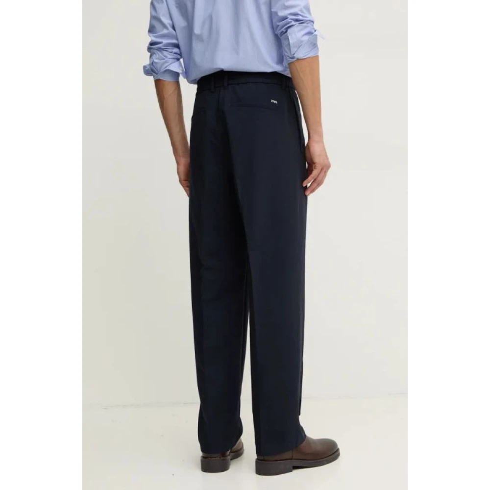 Emporio Armani Blauwe Jogger Broek Blue Heren