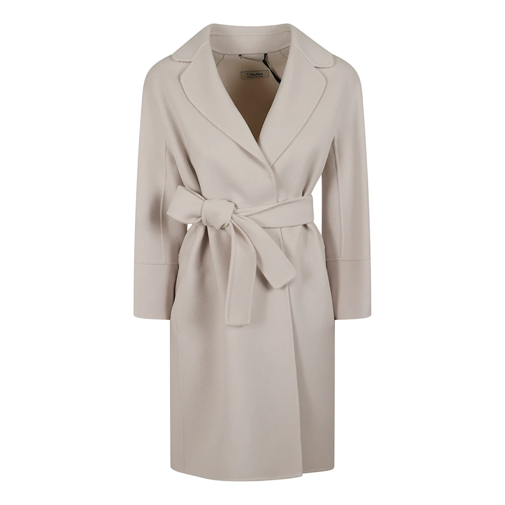 Max Mara Women's Beige Cappotto Midi Arona - Belted Coats - Xs - Coats