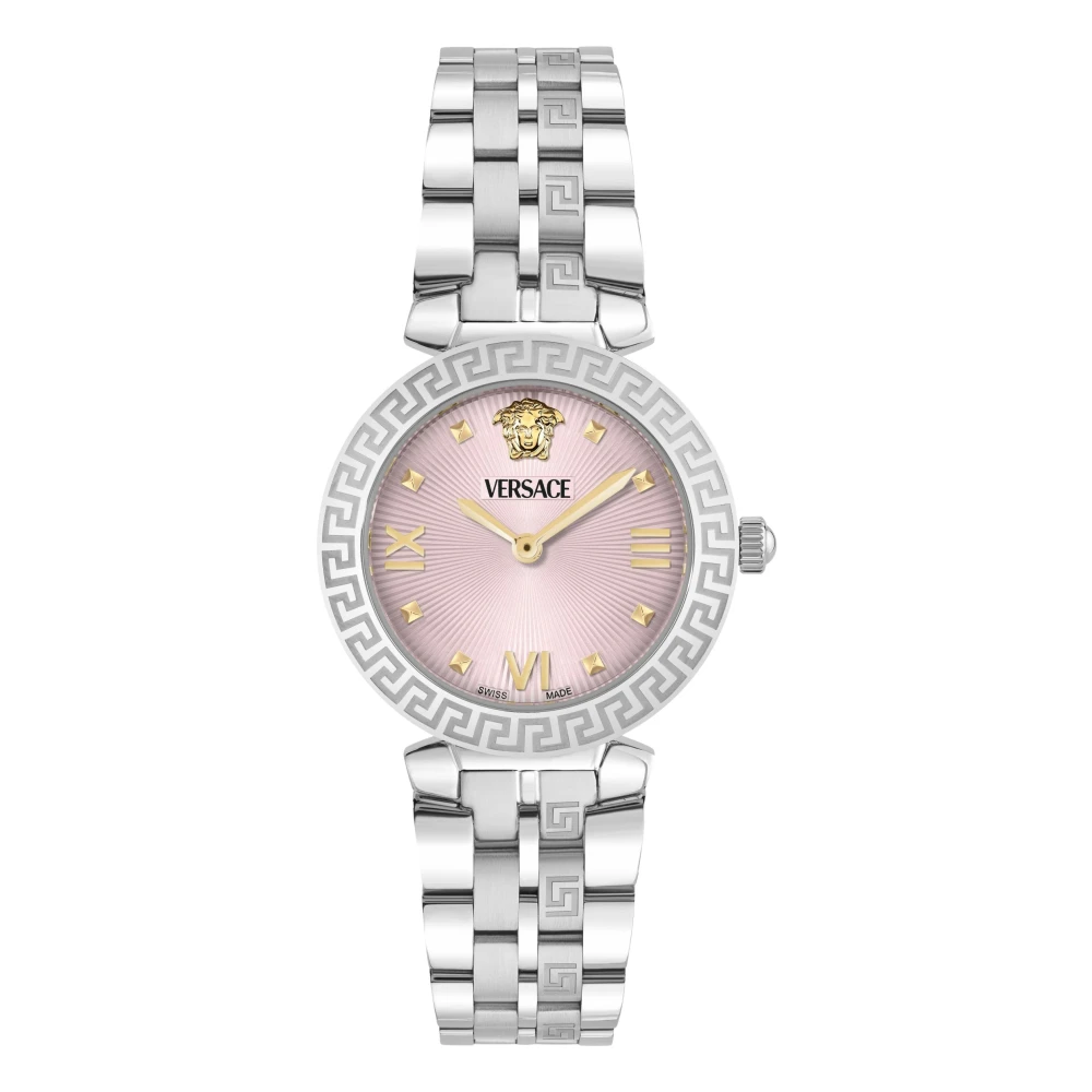 Versace VEOCA0725 Daphnis Restyling pink silver Stainless Steel Womens Watch NEW - Image 2
