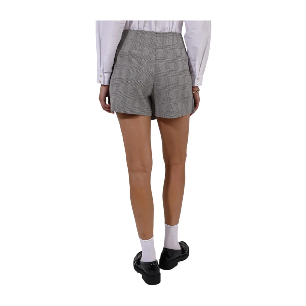 Naf Veelzijdige Grijze Geruite Rok Broek Gray Dames