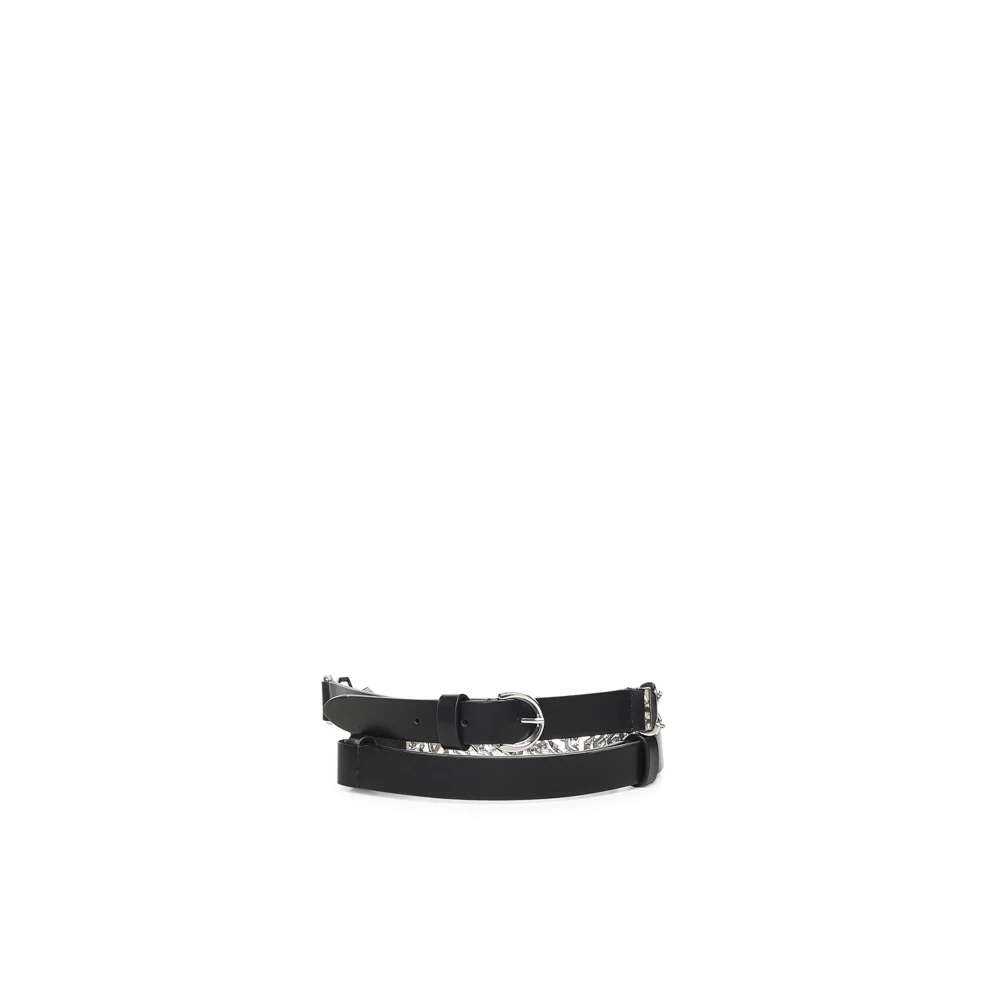 Pinko Women's Black Belts, Xs, Belts