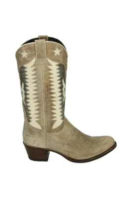 Western Boot i Taupe Läder