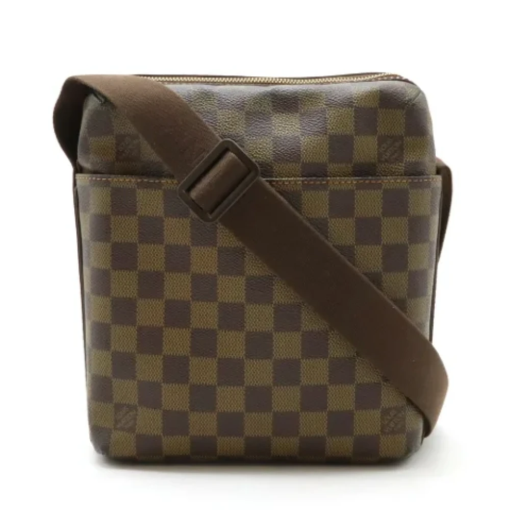 Louis Vuitton Vintage Pre-owned Plastic shoulder-bags Brown Dames