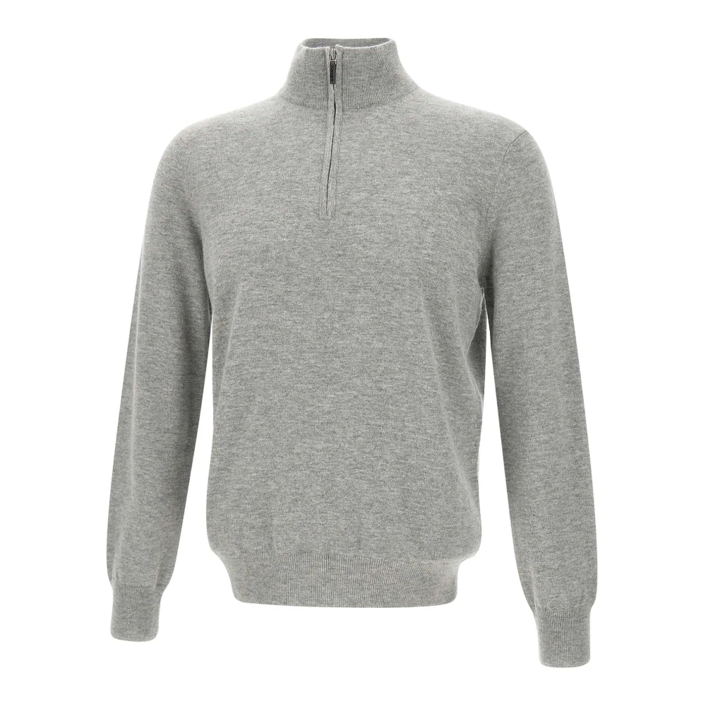 Kangra Wol Kasjmier Trui Grijs Heren Gray Heren