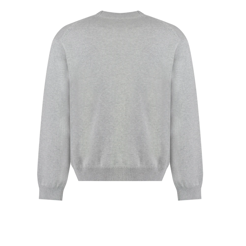 Kenzo Geborduurde Wolmix Trui Gray Heren
