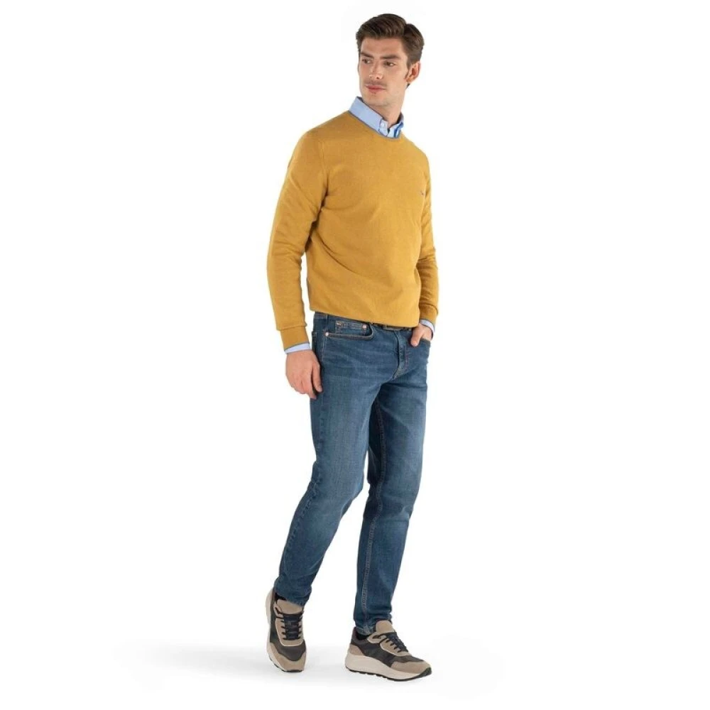 Harmont & Blaine Wollen Turtleneck met Details Blue Heren