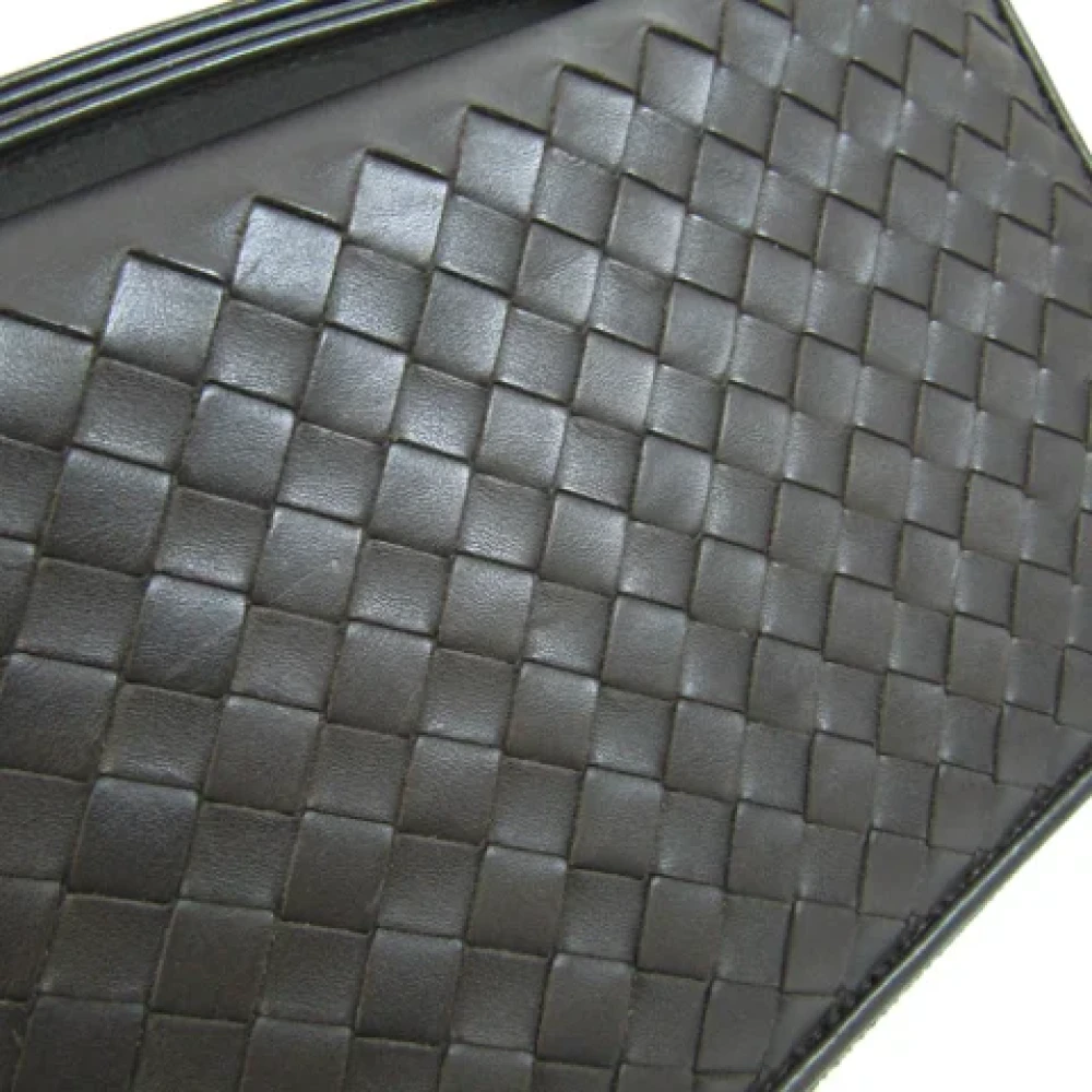 Bottega Veneta Vintage Pre-owned Leather wallets Black Heren