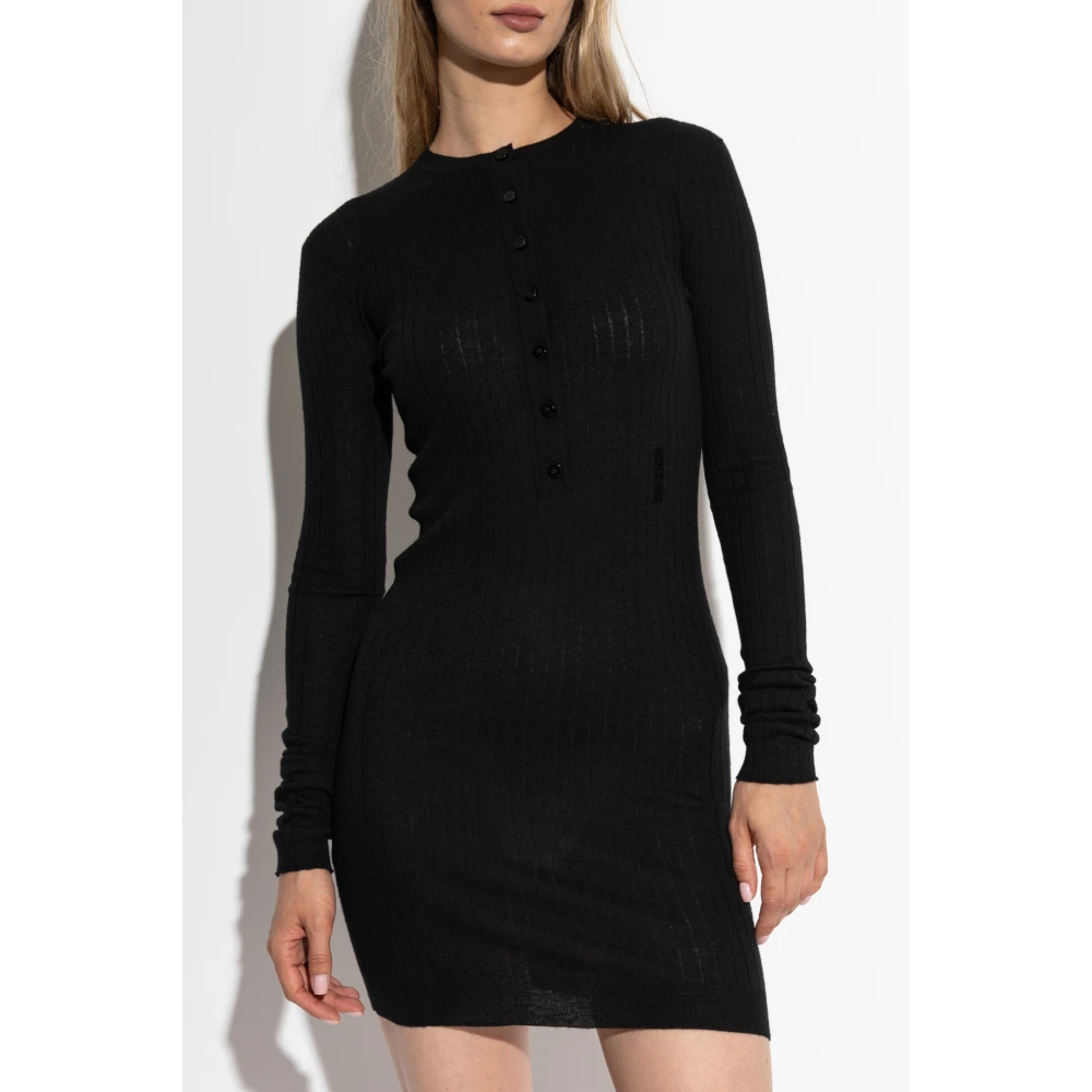 The Attico Kasjmierjurk Black Dames