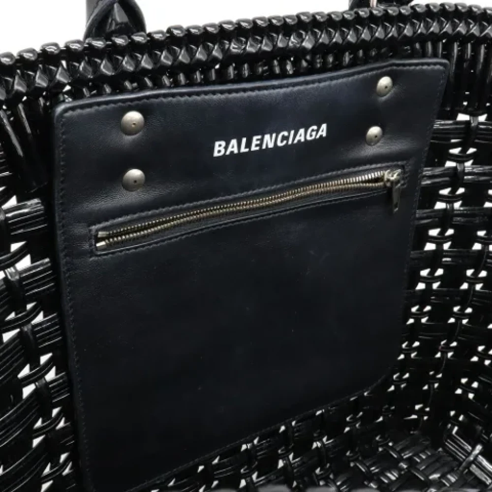 Balenciaga Vintage Pre-owned Vinyl handbags Black Dames