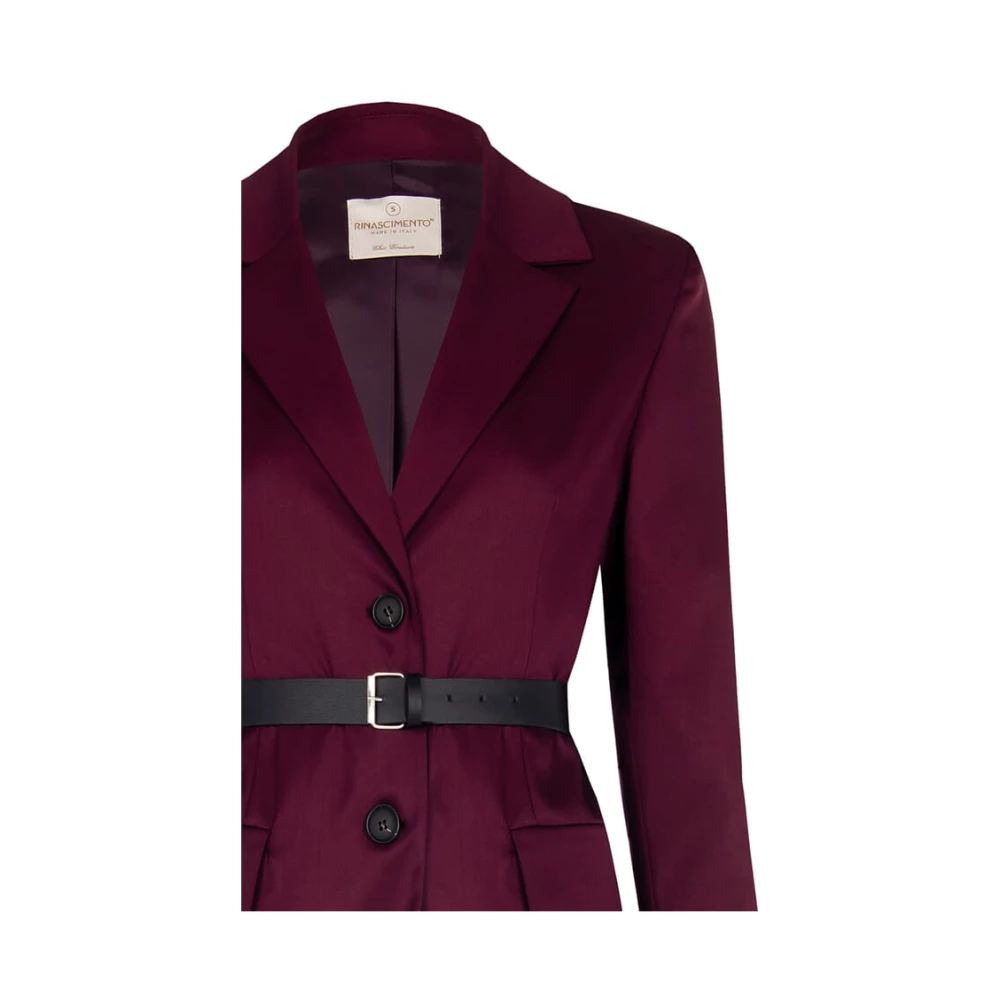 RINASCIMENTO Elegante Jas Collectie Herfst Winter Red Dames
