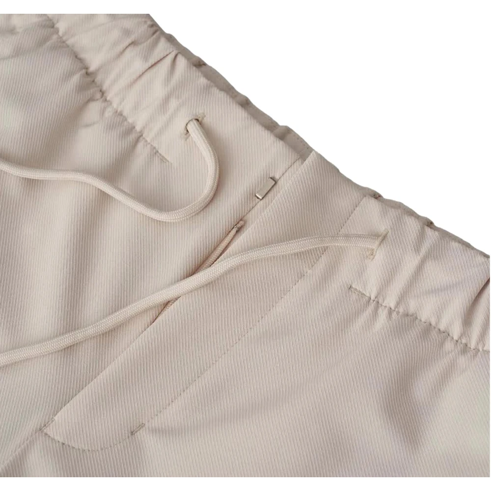 Hugo Boss Ivoor Slim Fit Technische Chino's Beige Heren