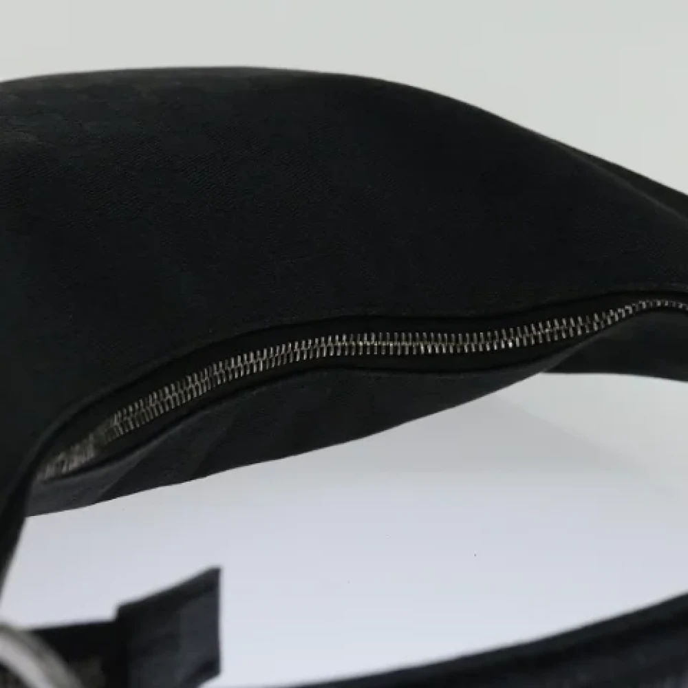 Gucci Vintage Pre-owned Canvas shoulder-bags Black Dames