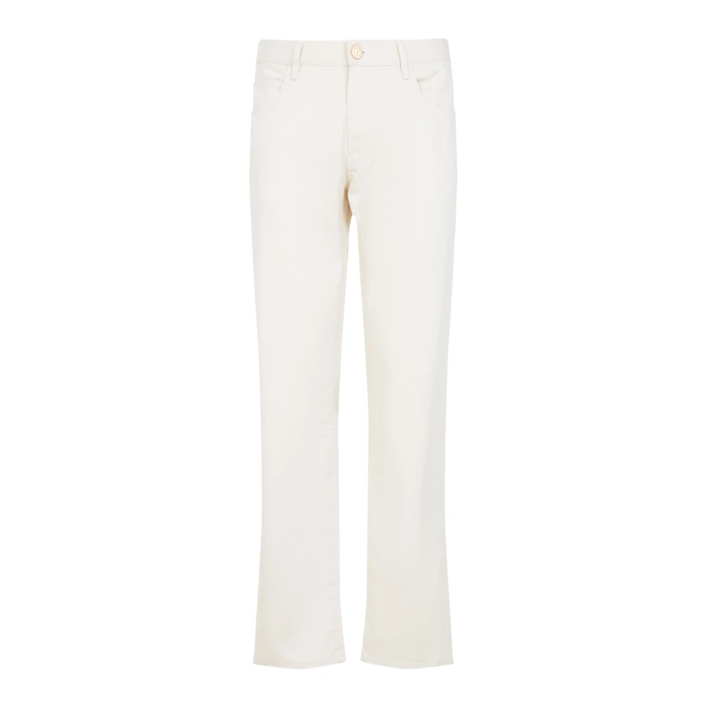 Giorgio Armani Luxe Neutrale Broek Ss25 Beige Heren