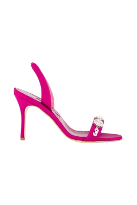 Rosa Satin Slingback Sandaler