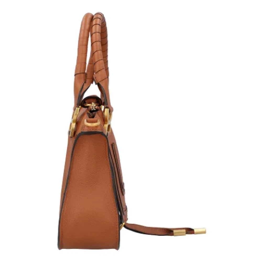 Chloé Leather handbags Brown Dames