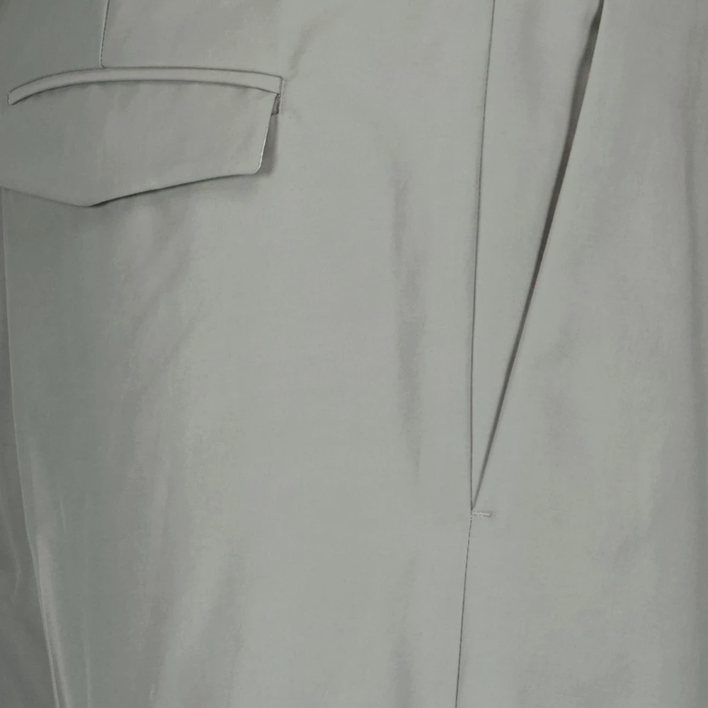 Dior Casual katoenen broek met elastische manchetten Gray Heren