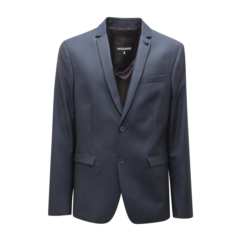 Patrizia Pepe Hombre Micro Square Slim Jacket