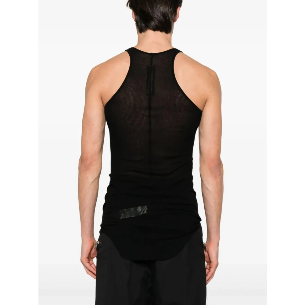Rick Owens Basic Rib Tank 09 Black Heren