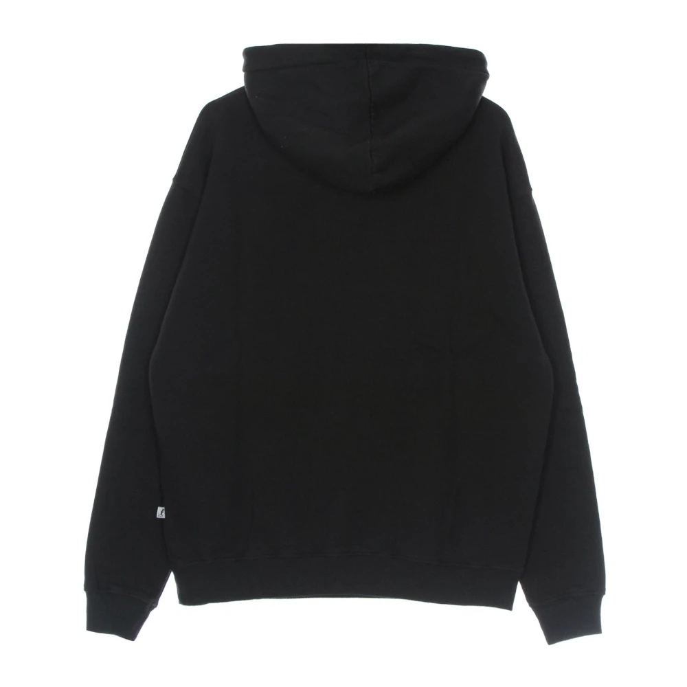 Kangol Zwarte hoodie met trekkoord capuchon Black Heren