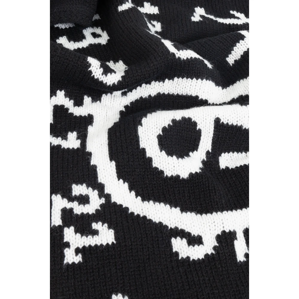MM6 Maison Margiela Sjaal met vintage-effect Black Dames
