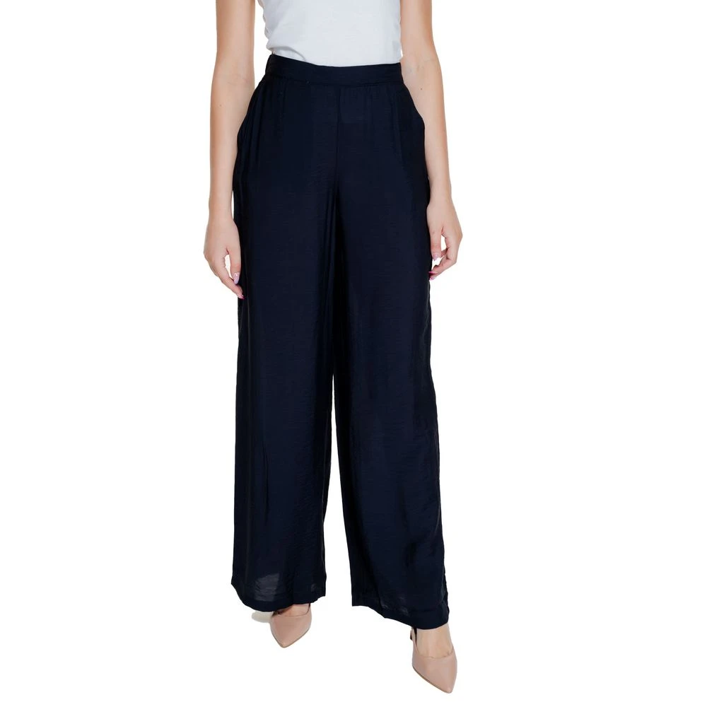 Vero Moda Zwarte Viscose Jeans & Broek Black Dames