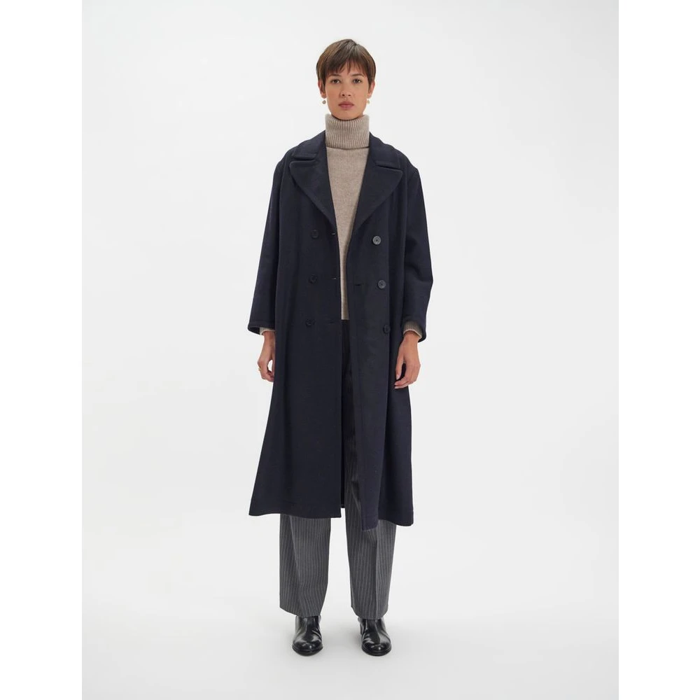 Ines De La Fressange Paris Denise Coat Blue Dames