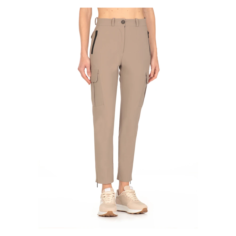 RRD Grijze Cargo Broek met Zakken Gray Dames