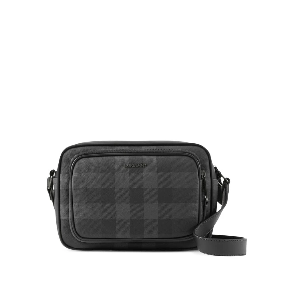 Burberry Grijze Ruit Patroon Heuptas Gray Heren